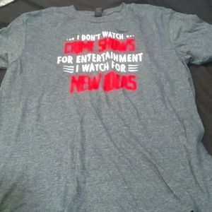 Crime Fan Grey Shirt